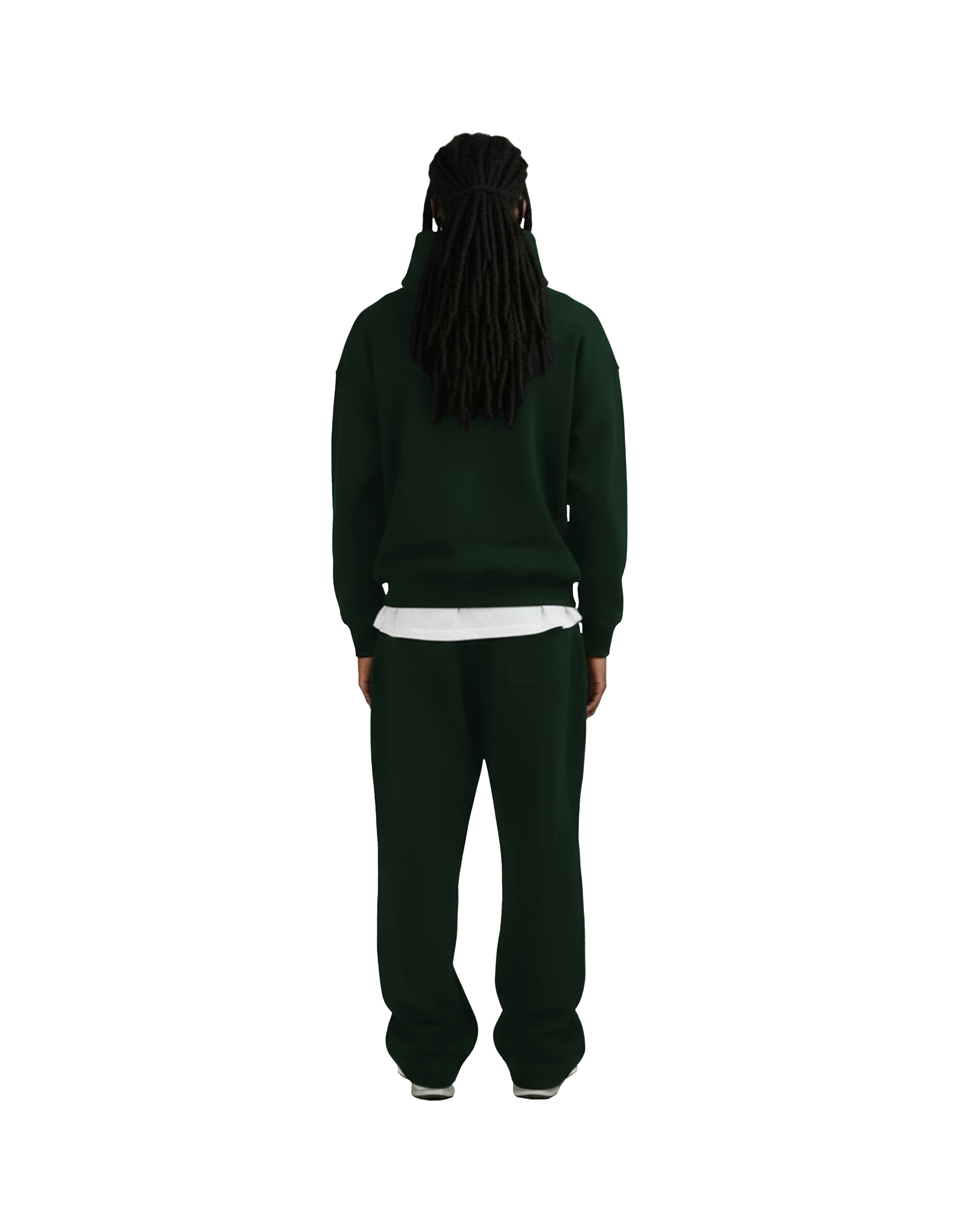 Drop Shoulder Hoodie (Green)