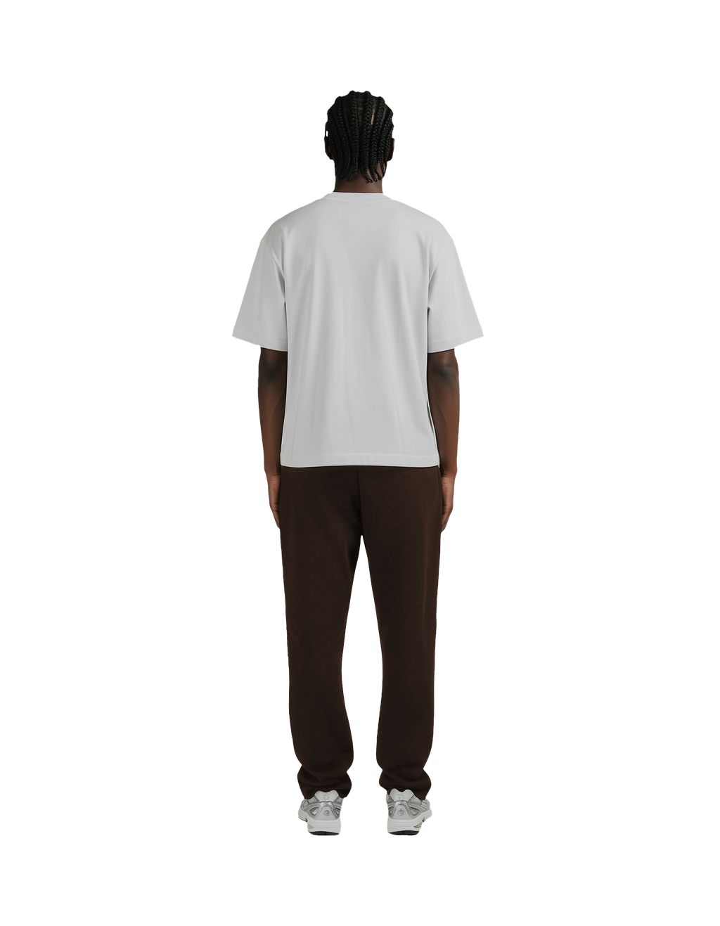 Open Bottom Sweatpant (Brown)