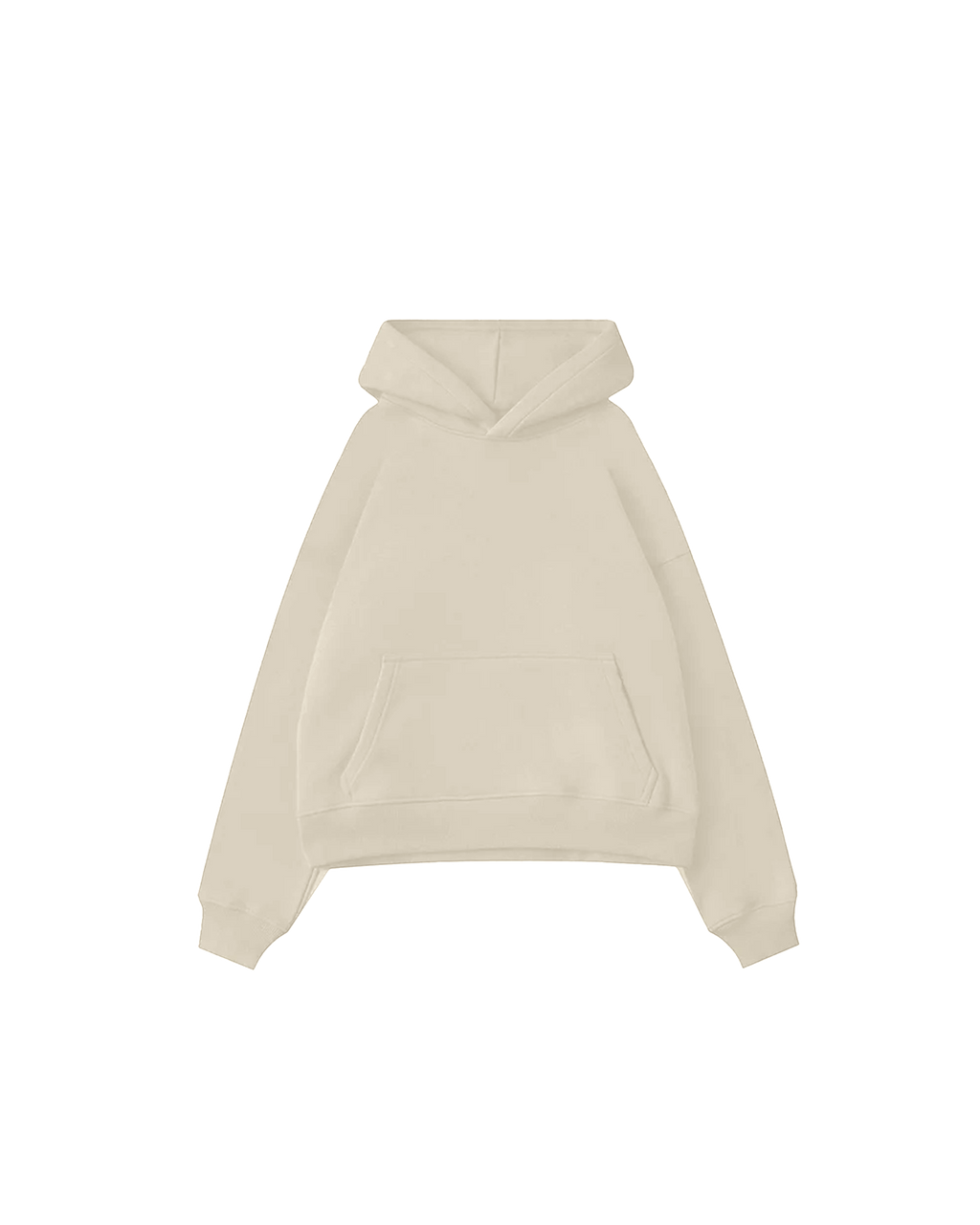 Cropped Hoodie (Beige)