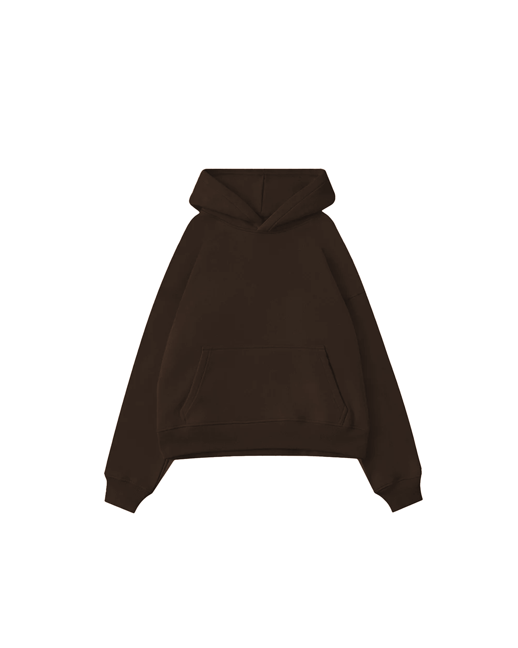 Cropped Hoodie (Brown)