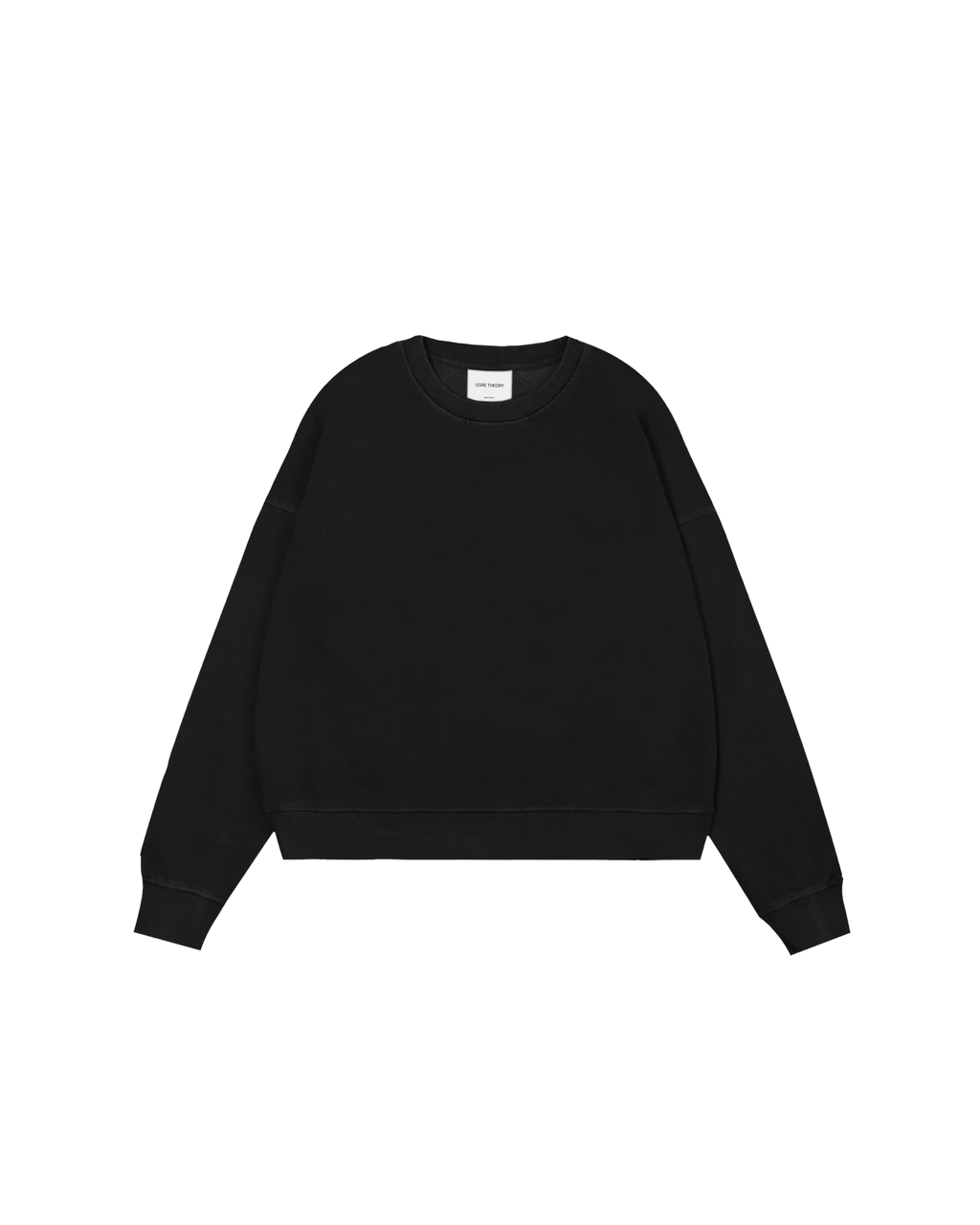 Cropped Crewneck (Black)