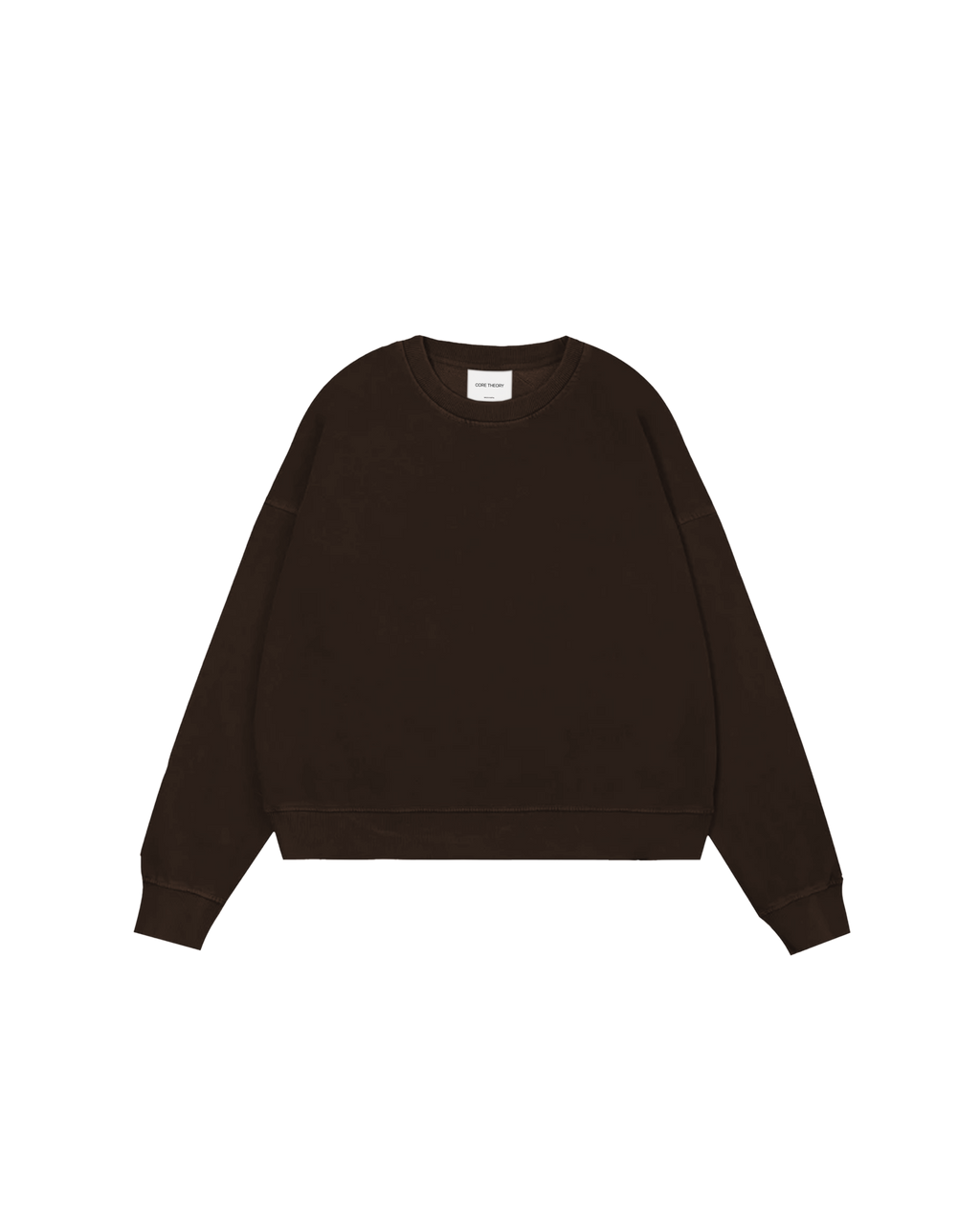 Cropped Crewneck (Brown)