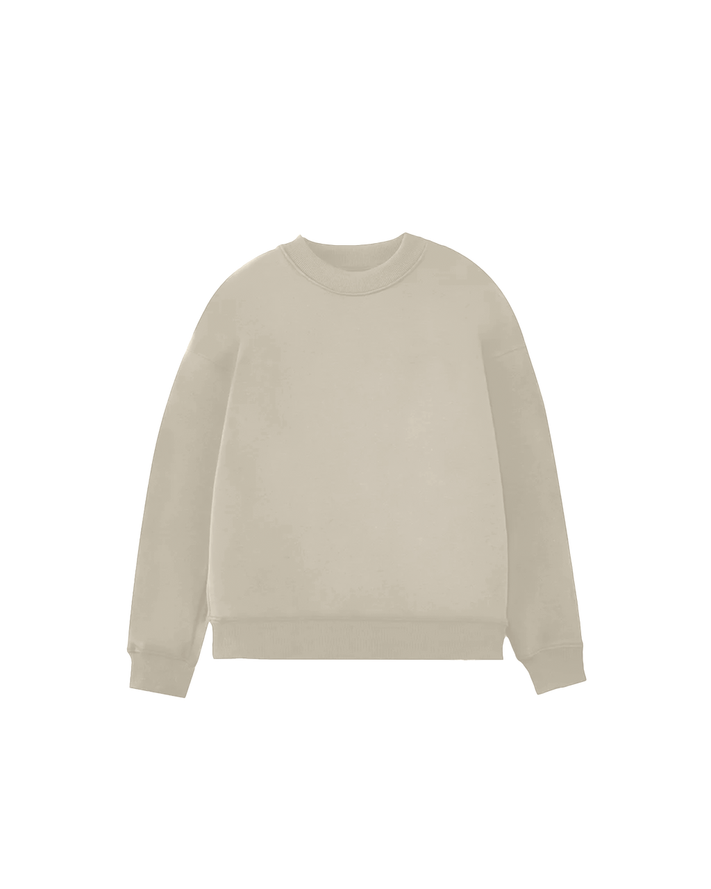 Drop Shoulder Crewneck (Beige)