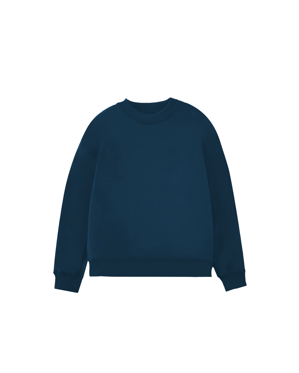 Drop Shoulder Crewneck (Blue)