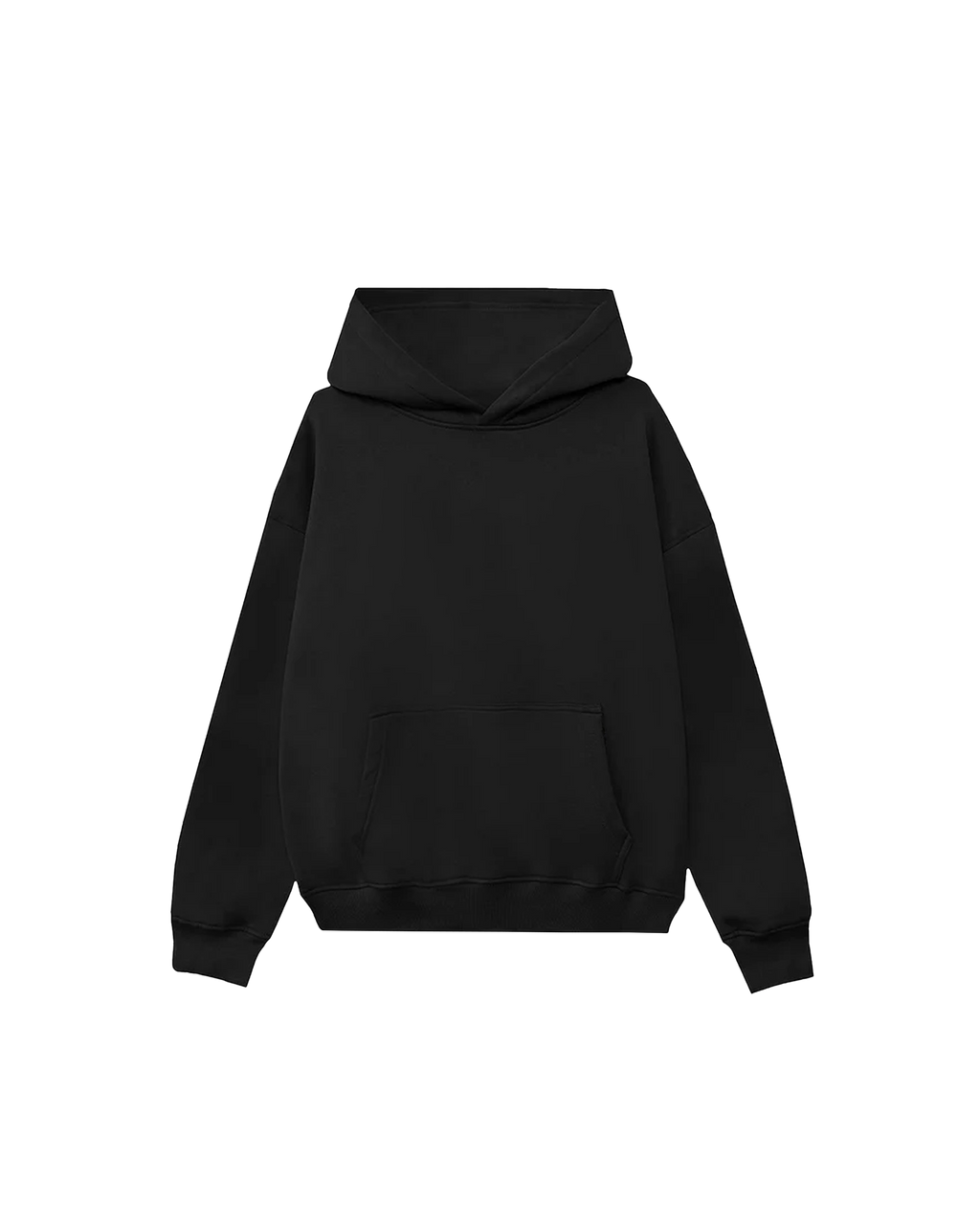 Drop Shoulder Hoodie (Black)