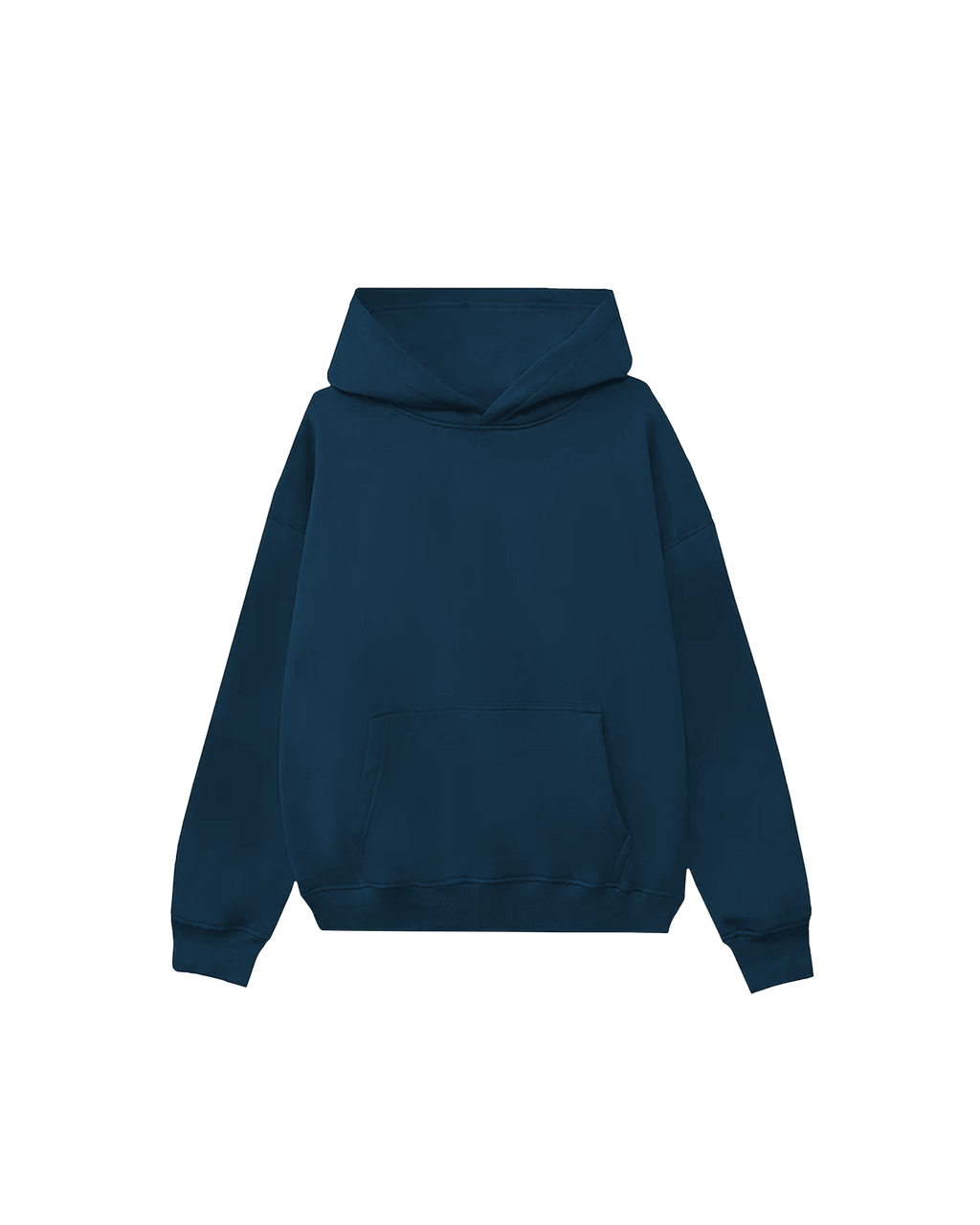Drop Shoulder Hoodie (Blue)