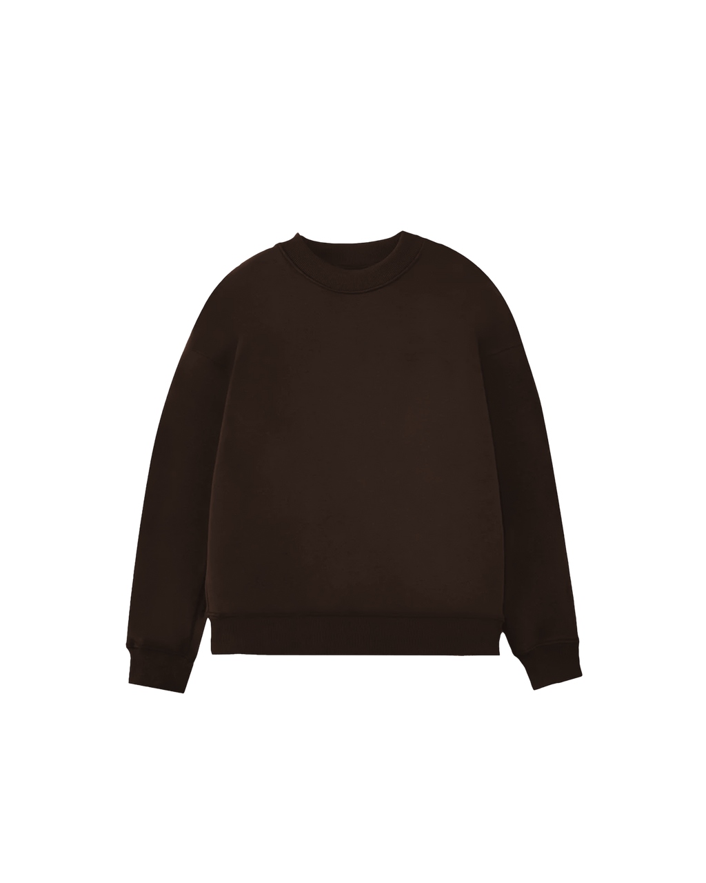 Drop Shoulder Crewneck (Brown)