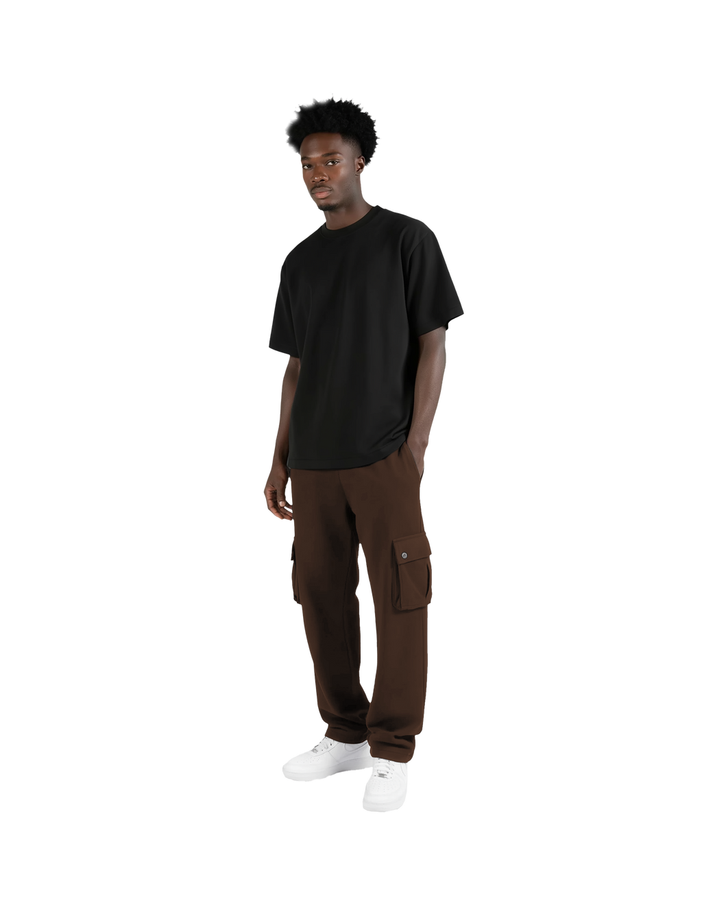 Cargo Sweatpants (Brown)