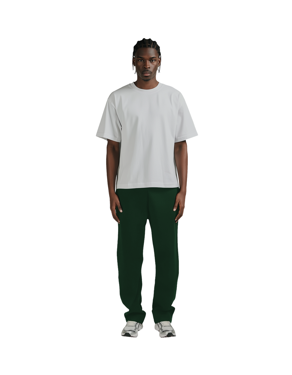 Open Bottom Sweatpant (Green)
