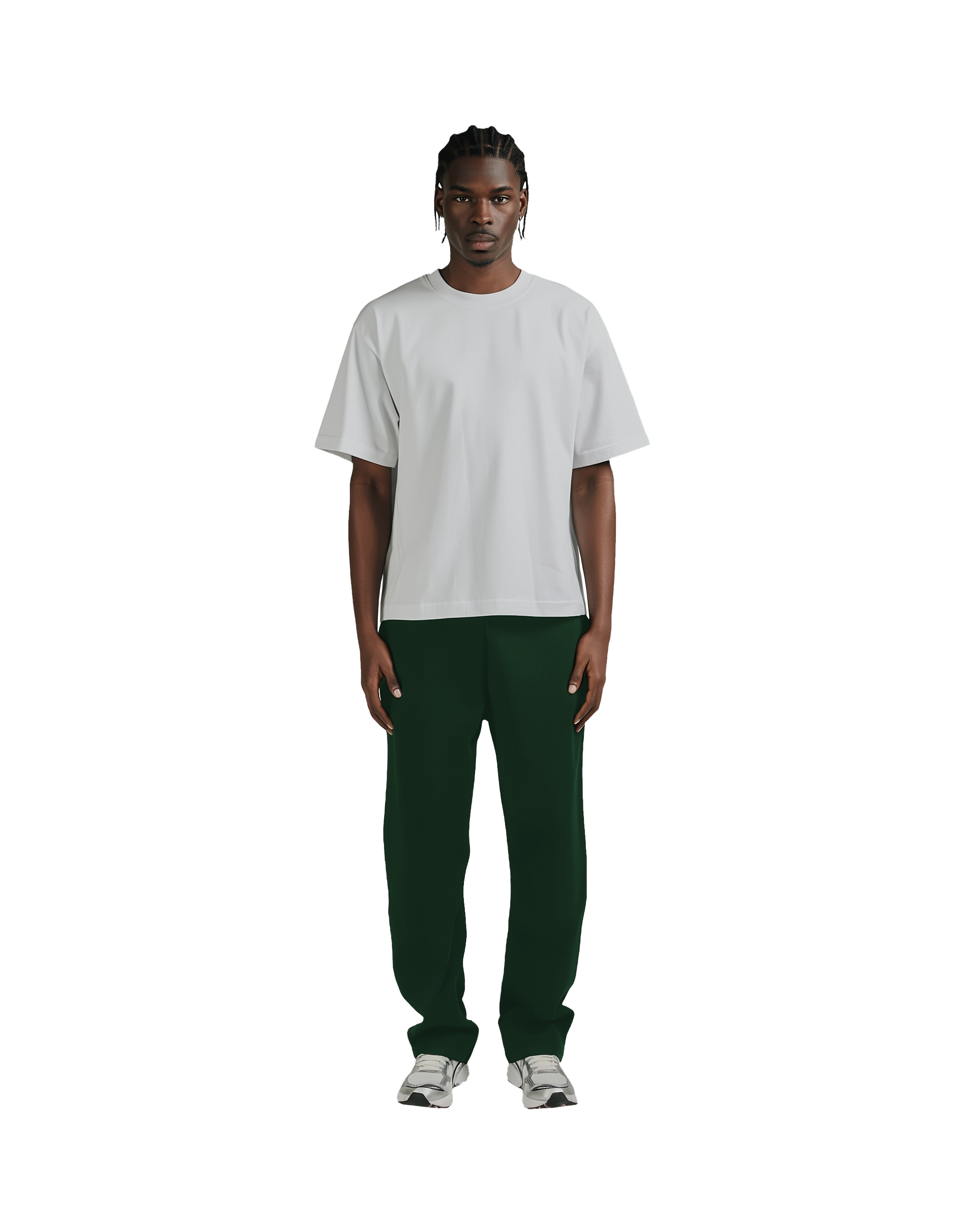 Open Bottom Sweatpant (Green)