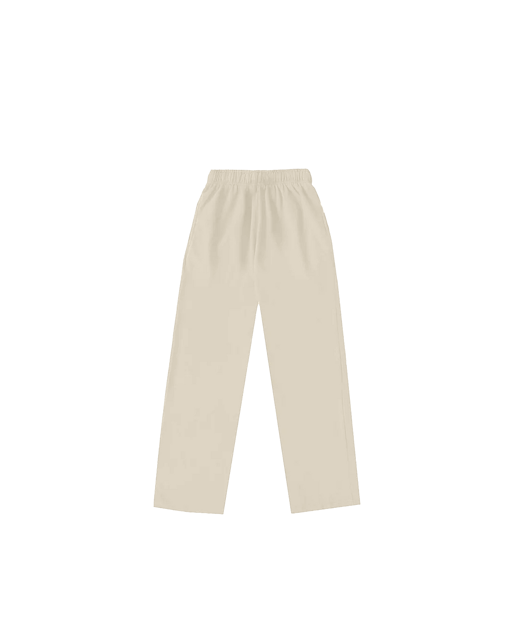 Open Bottom Sweatpant (Beige)
