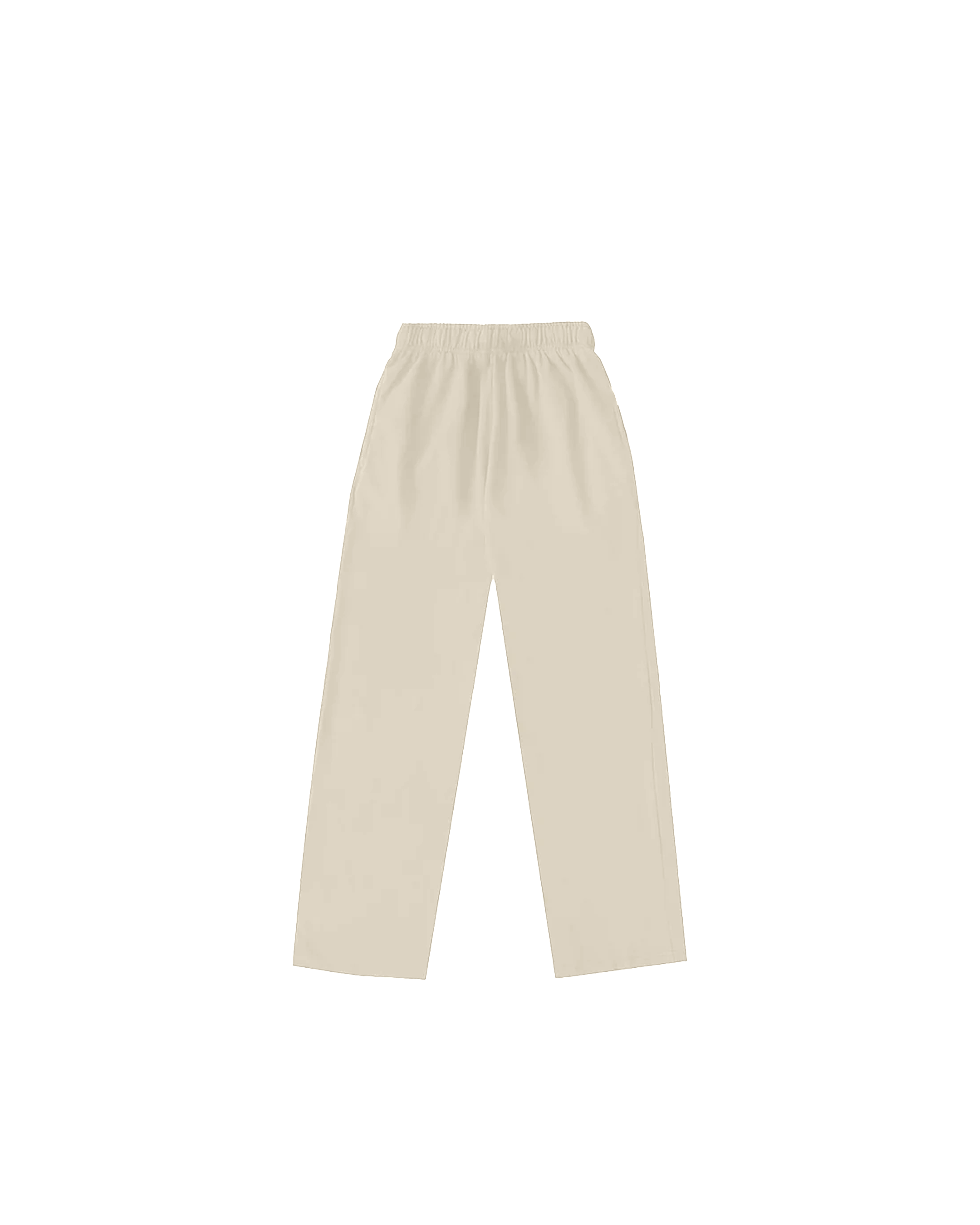 Open Bottom Sweatpant (Beige)