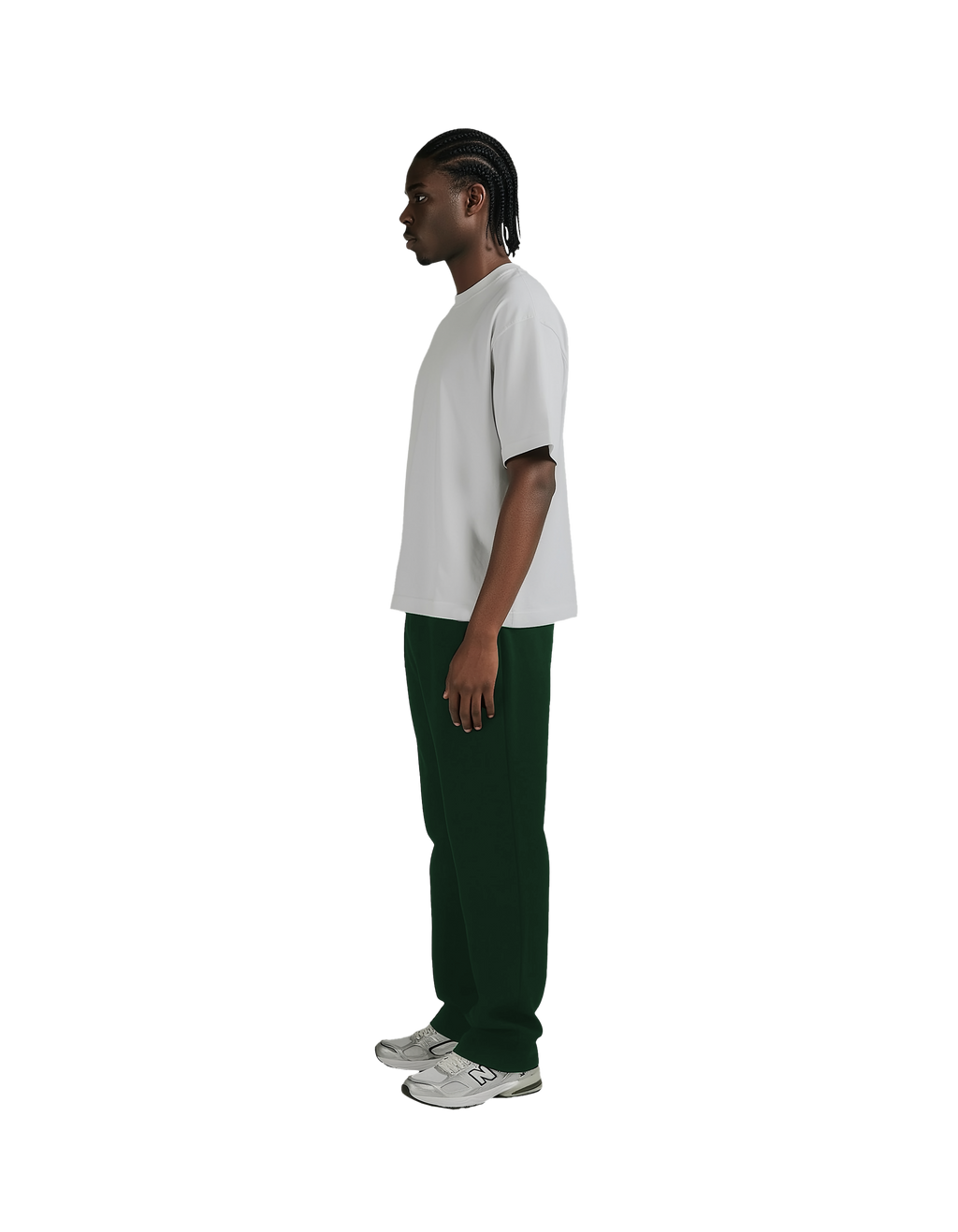 Open Bottom Sweatpant (Green)