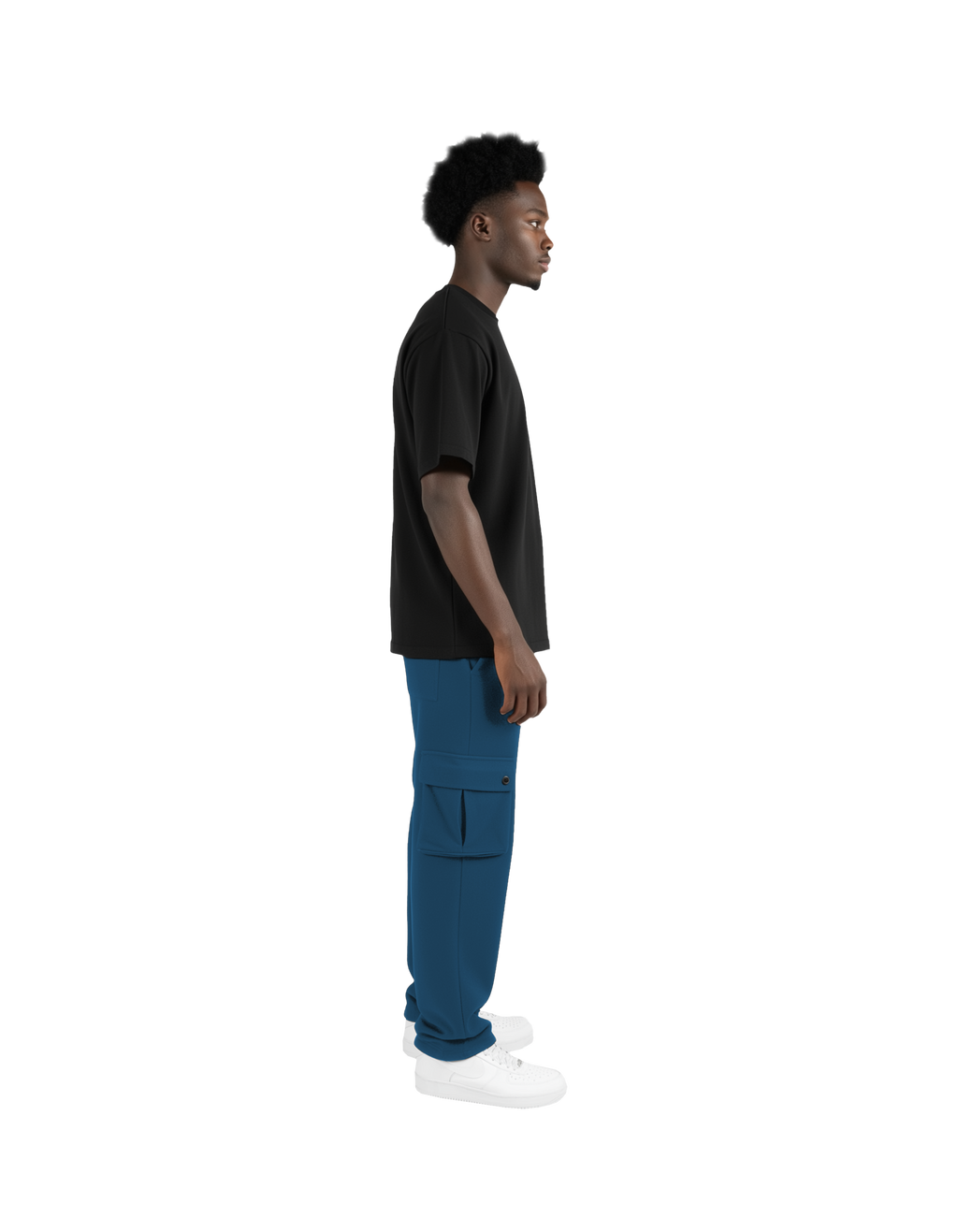 Cargo Sweatpants (Blue)